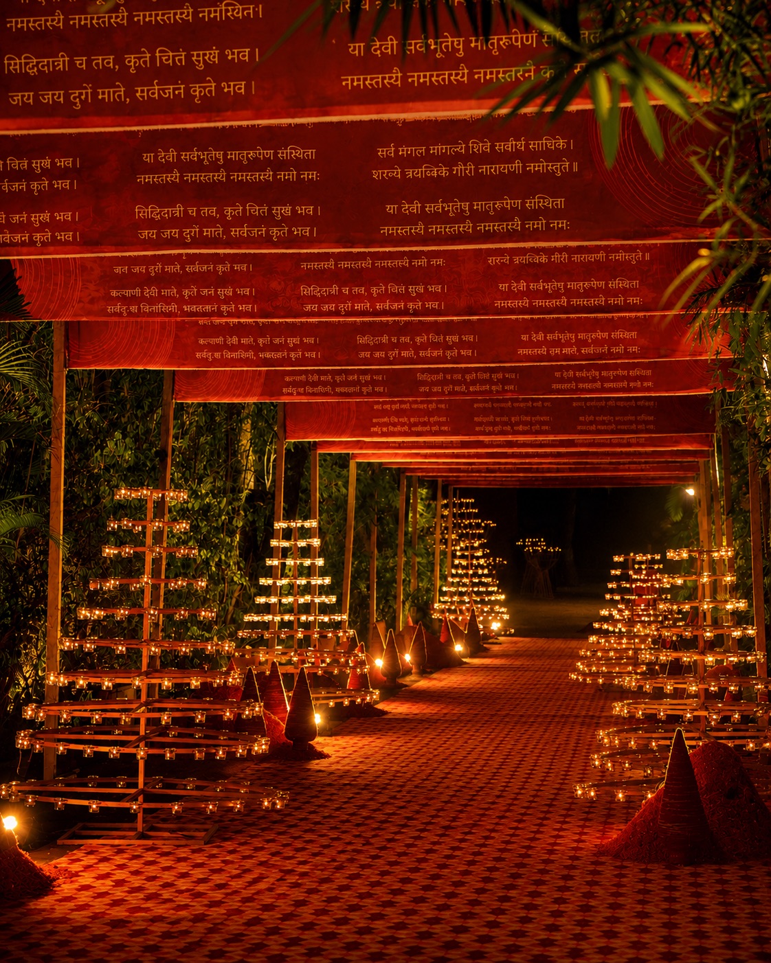 Custom-built mandap